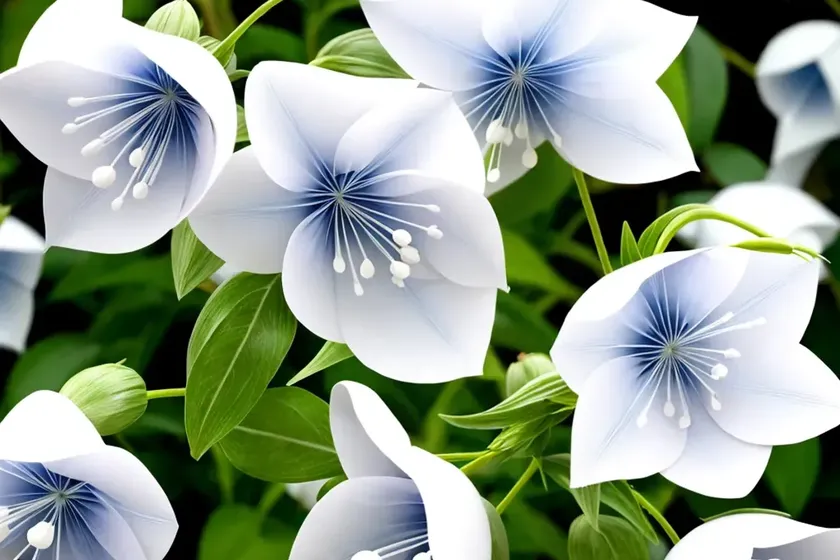 Balloon flower (platycodon grandiflorus pop star white) — photo 2