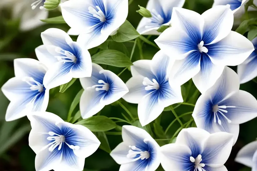 Balloon flower (platycodon grandiflorus pop star white) — photo 3