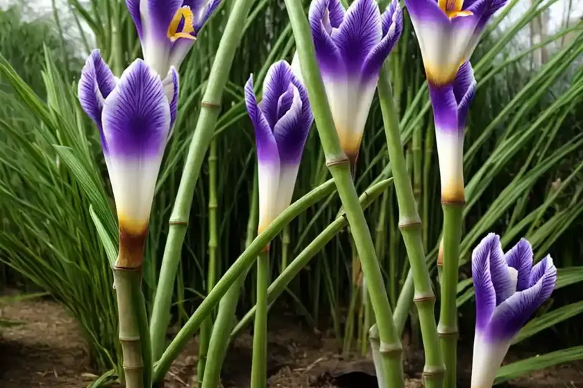 Bamboo iris (iris wattii) — photo 2