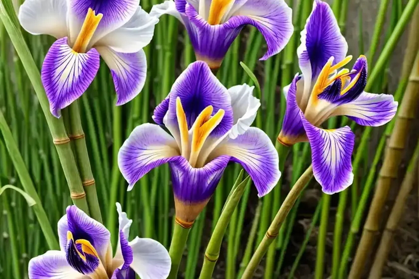 Bamboo iris (iris wattii) — photo 3