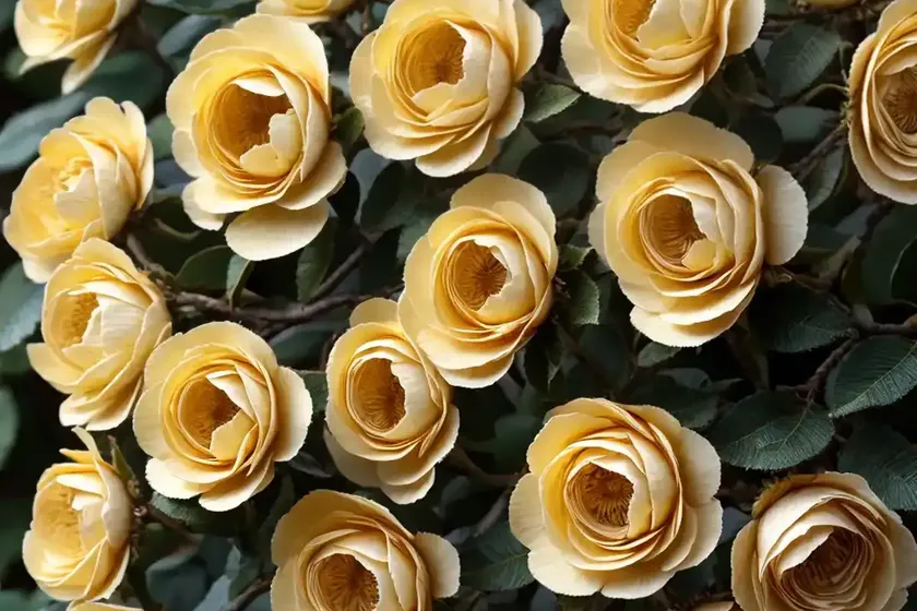 Banksia rose (rosa banksiae ‘lutea’) — photo 2