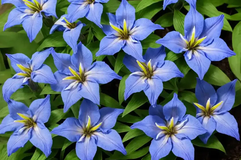 Bavarian gentian (gentiana bavarica) — photo 2