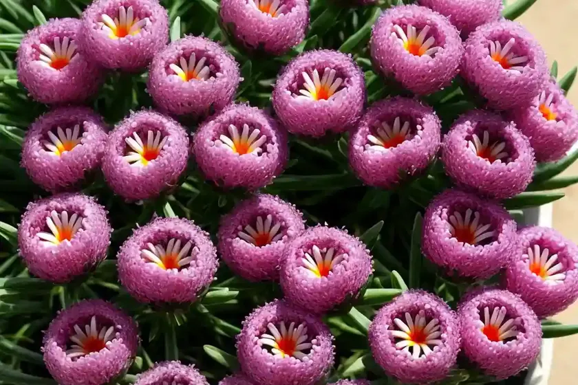 Beads lampranthus (braunsia maximiliani) — photo 3