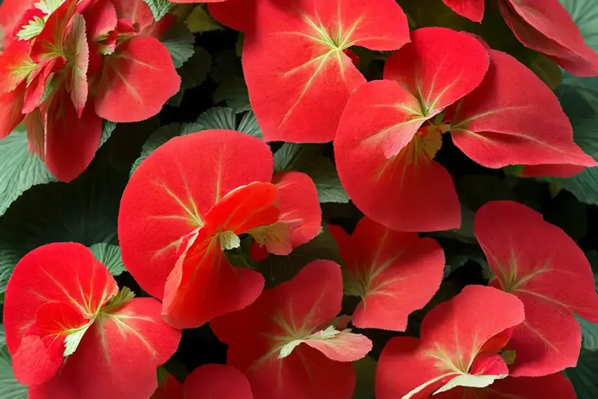 Begonia (begonia ‘bepared’ dragon wing red) — photo 2