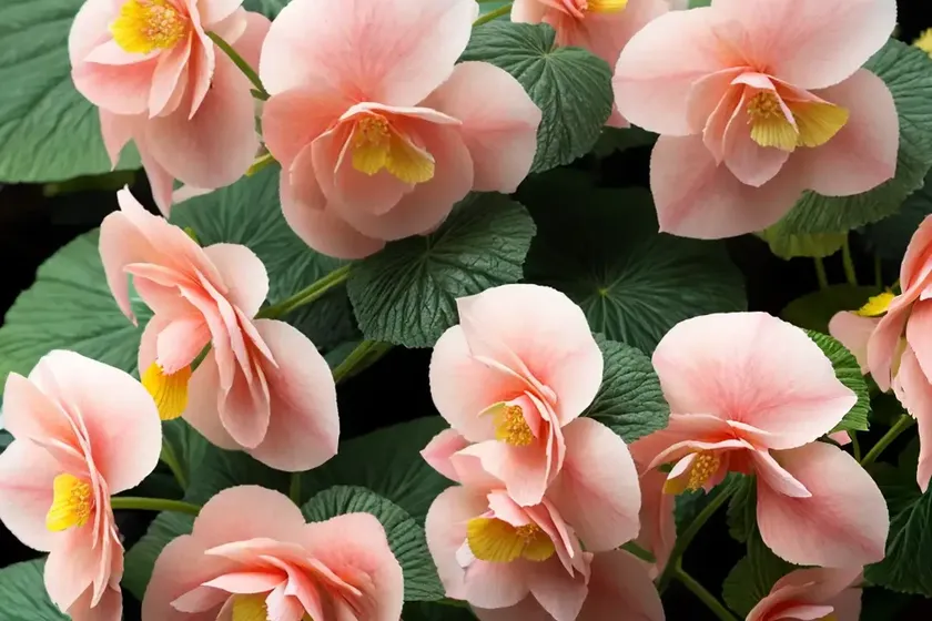 Begonia (begonia ‘canary wing’) — photo 2