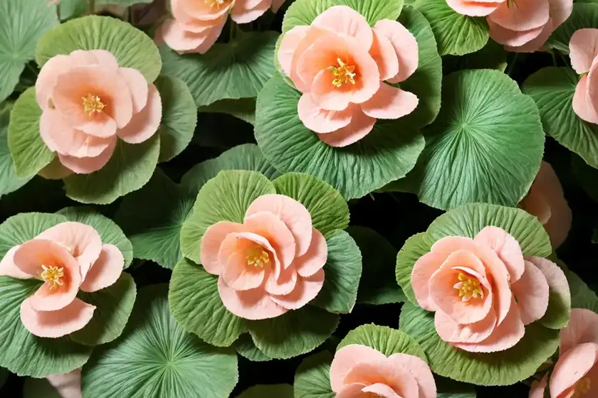 Begonia (begonia ‘green gold’) — photo 2