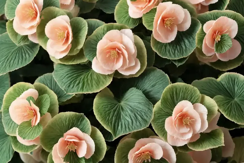 Begonia (begonia ‘green gold’) — photo 3