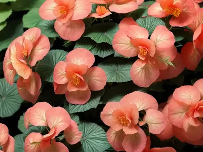 Begonia (Begonia ‘Solar Flare’)