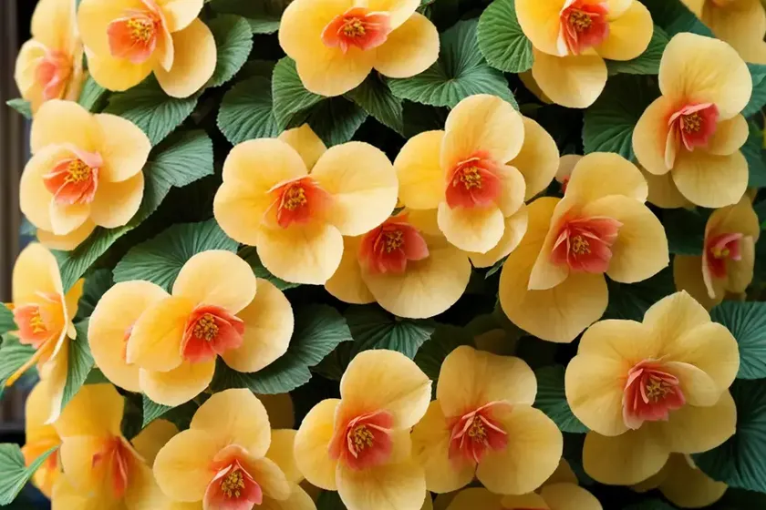 Begonia ‘hanging basket yellow’) — photo 2