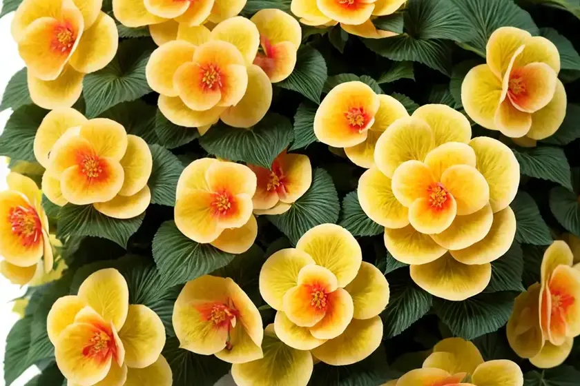 Begonia ‘hanging basket yellow’) — photo 3