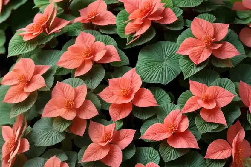Begonia masoniana (iron cross begonia)
