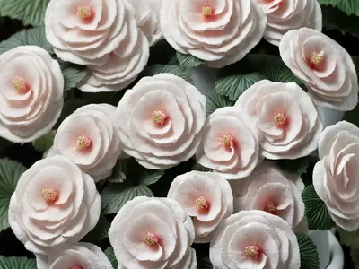 Begonia Silver Dollar (Begonia ‘silver Dollar’)