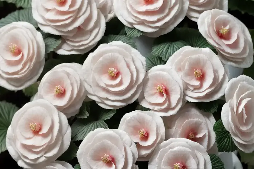 Begonia Silver Dollar (Begonia ‘silver Dollar’)