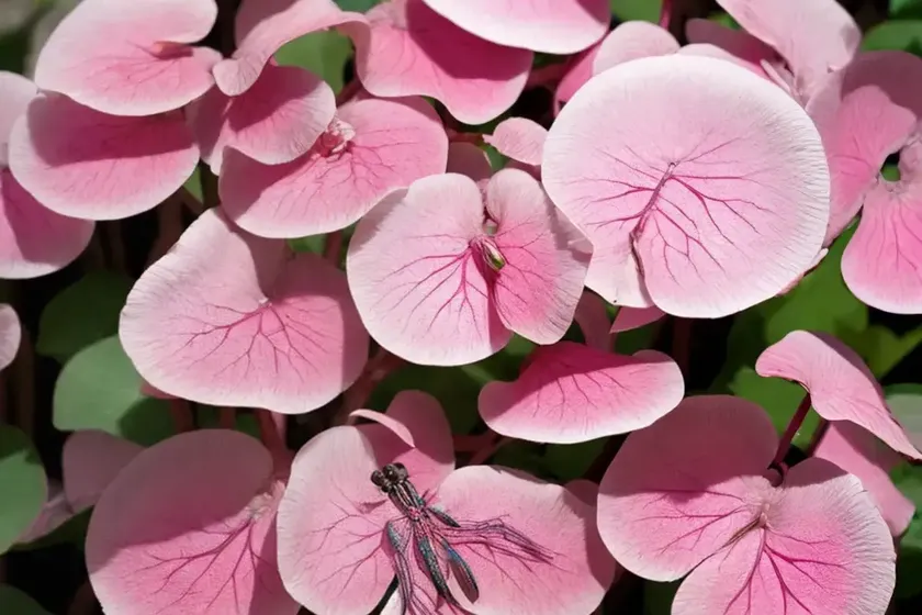 Bergenia ‘pink dragonfly’ (elephant’s ears) — photo 2
