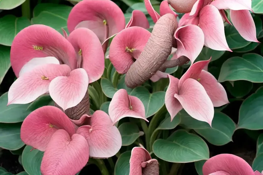 Bergenia ‘rosi klose’ (elephant’s ears) — photo 3
