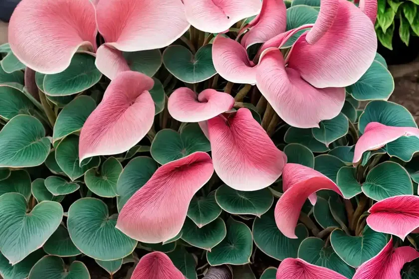 Bergenia ‘sakura’ (elephant’s ears) — photo 2