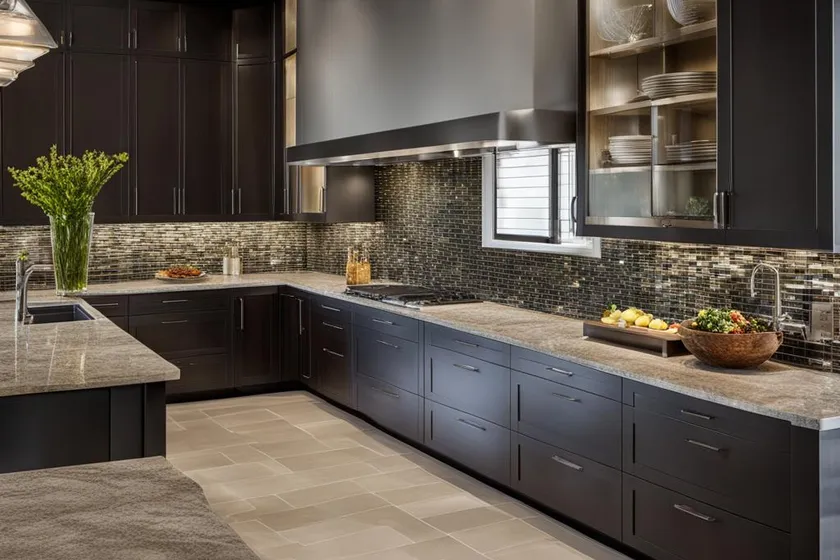 Best backsplash for busy granite countertops
