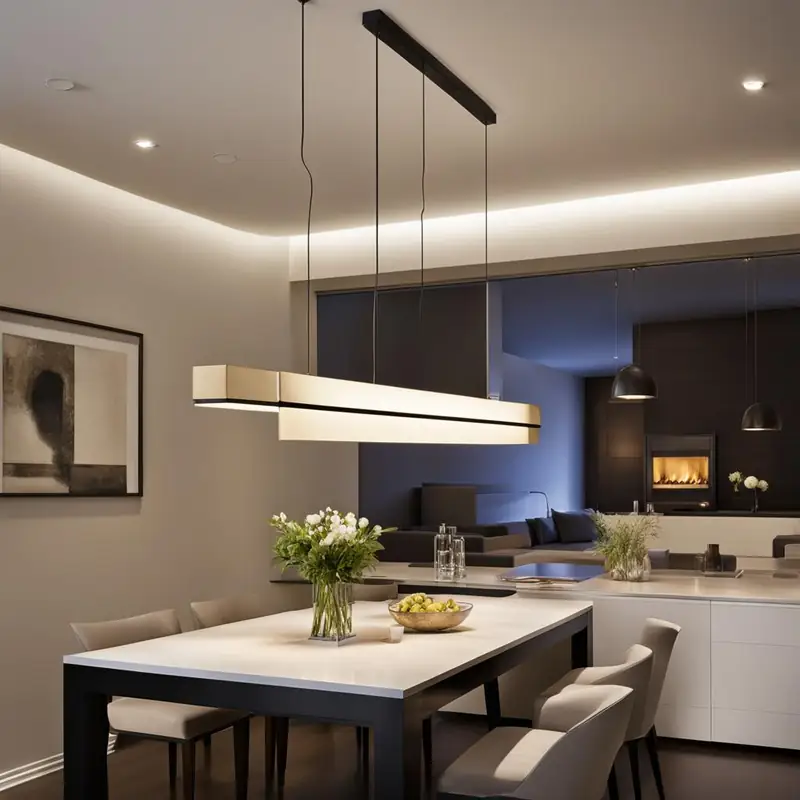 Contemporary linear suspension