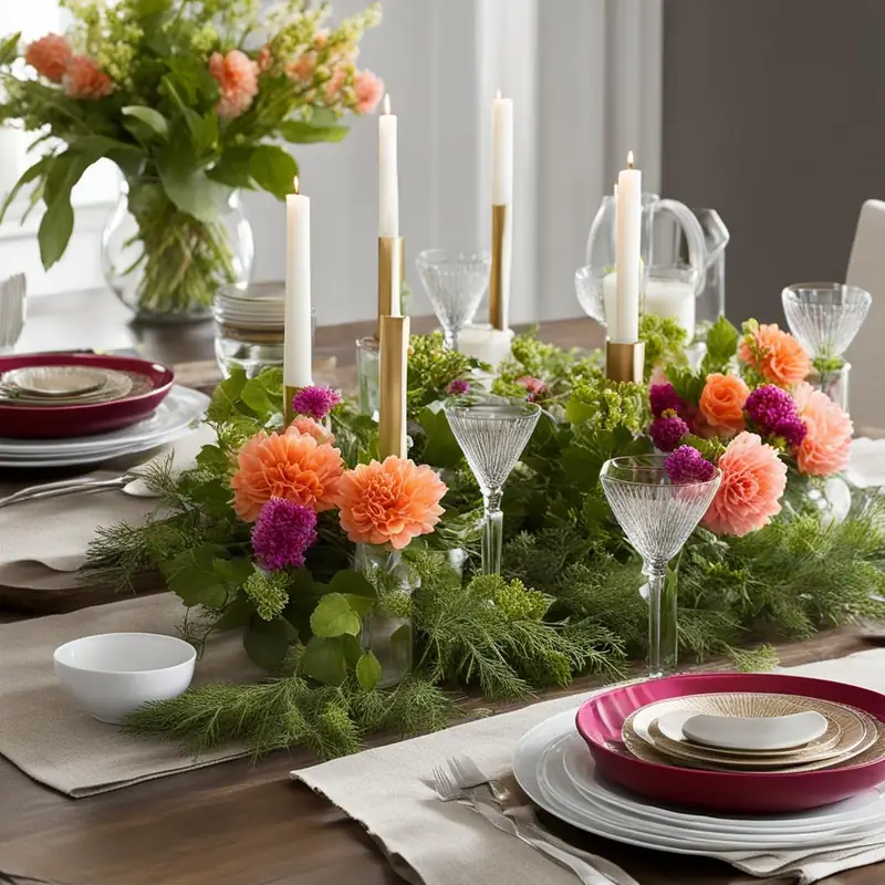 Updating dining table decor