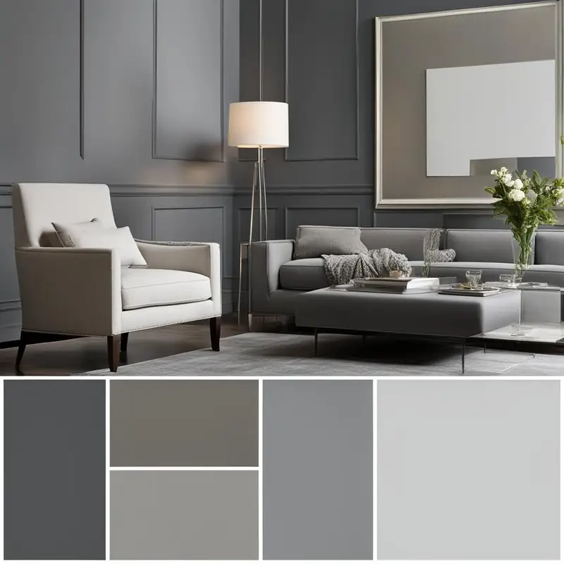 Popular wall colors for gray floors