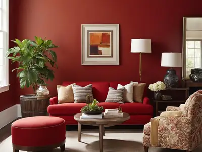 Best Wall Colors for a Red Sofa: Palettes and Ideas