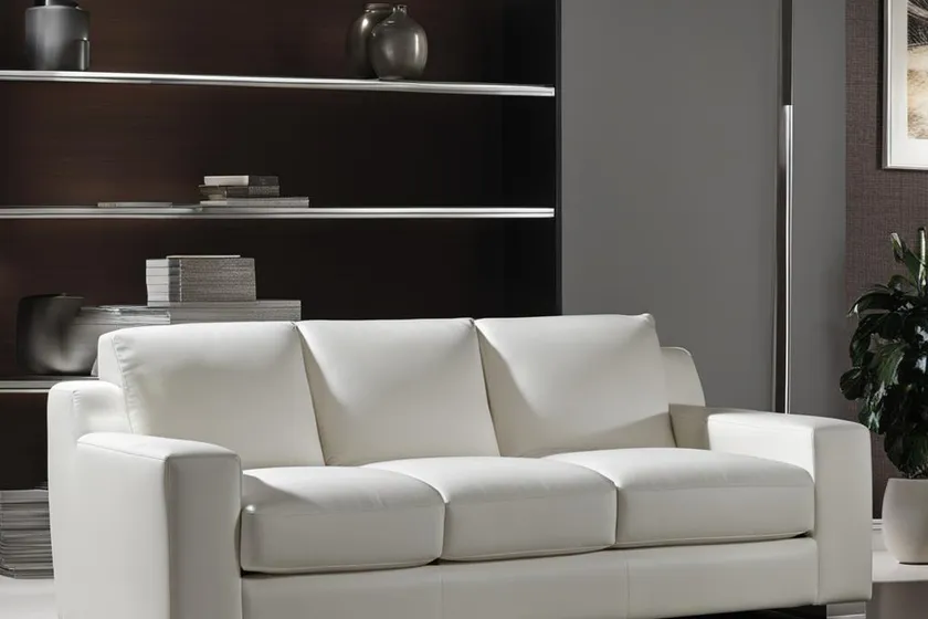 Best white leather sofa