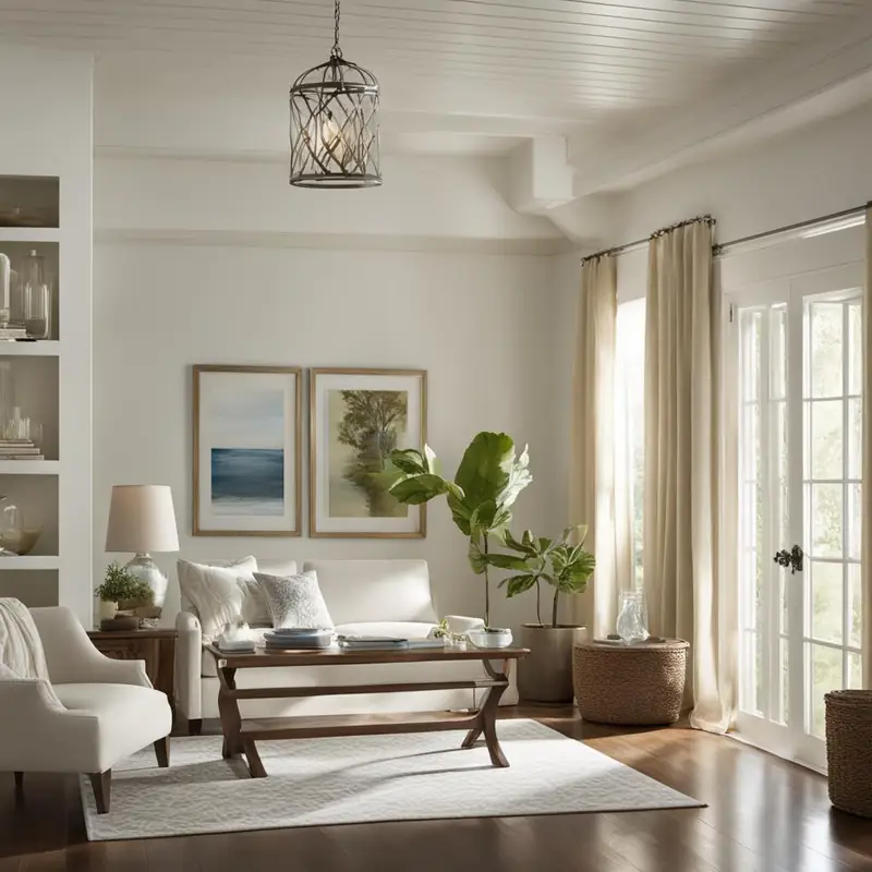 White paint for rooms with no natural light