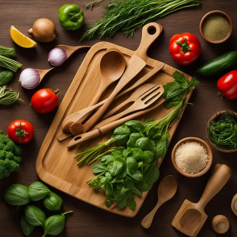 TANAAB Wooden Utensils Set