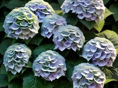 Bigleaf Hydrangea (Hydrangea Macrophylla ‘Ami Pasquier’)