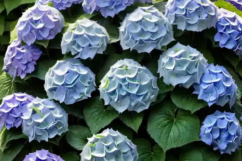 Bigleaf hydrangea (hydrangea macrophylla ‘kompeito’ star gazer) — photo 2