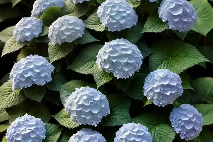 Bigleaf hydrangea (wee bit grumpy) — photo 3