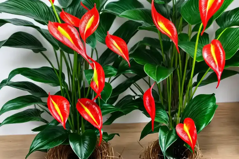 Bird nest anthurium (anthurium schlechtendalii) — photo 2