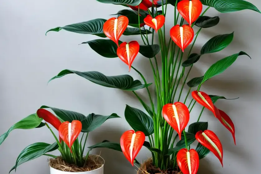 Bird nest anthurium (anthurium schlechtendalii) — photo 3