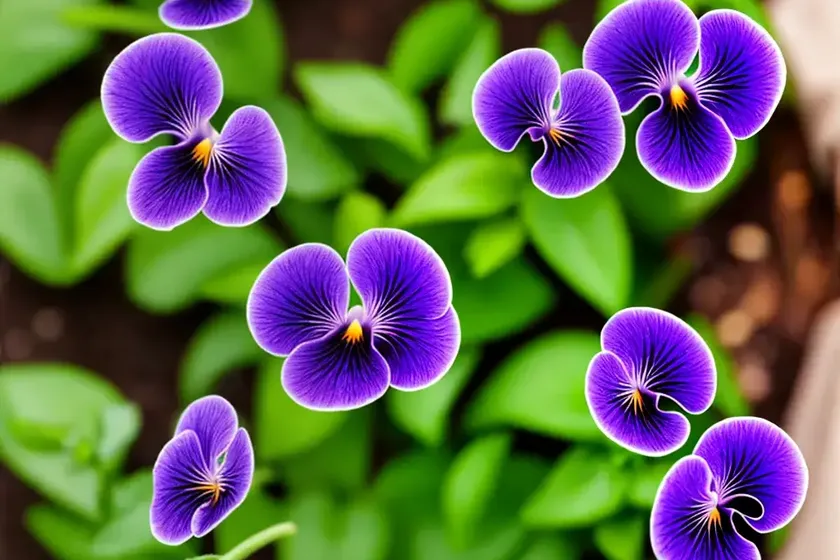 Bird’s foot violet (viola pedata) — photo 3