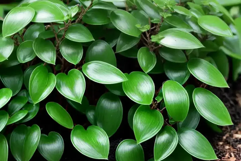 Black cloud mirror bush (coprosma ‘black cloud’)