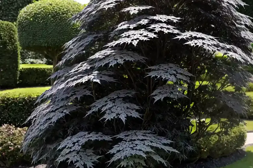 Black elder (sambucus nigra ‘eva’ black lace) — photo 2
