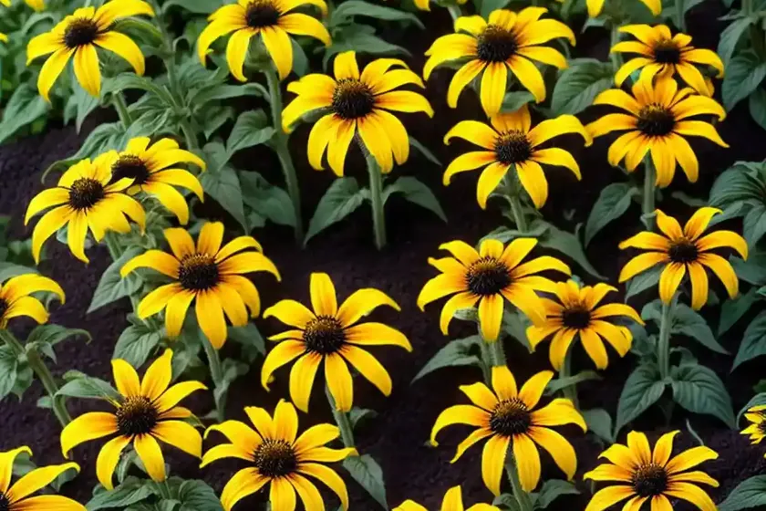Black-eyed susan (rudbeckia fulgida ‘city garden’) — photo 2