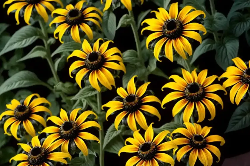 Black-eyed susan (rudbeckia fulgida ‘city garden’) — photo 3