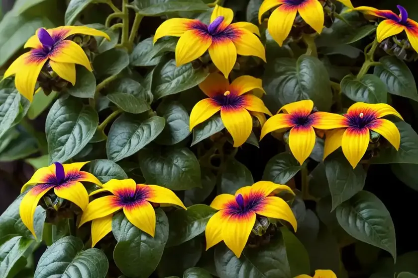 Black-eyed susan vine (thunbergia alata) — photo 2