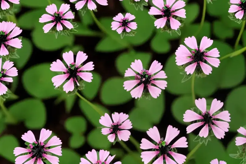 Black leaved clover (trifolium repens ‘purpurascens quadrifolium’) — photo 2