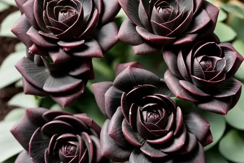 Black rose (aeonium arboreum zwartkop’s’) — photo 3