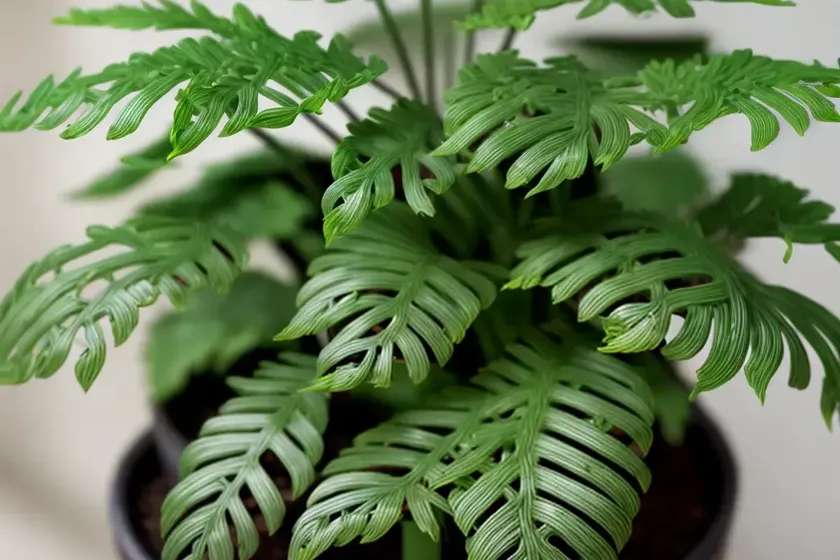 Black spleenwort (asplenium adiantum-nigrum)