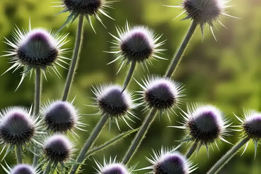 Black thistle (cirsium vulgare) — photo 3