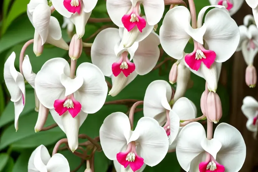 Bleeding heart (lamprocapnos spectabilis ‘alba’) — photo 3