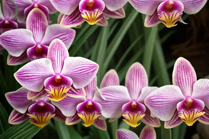 Bletilla striata ‘kuchibeni’ (chinese ground orchid) — photo 2