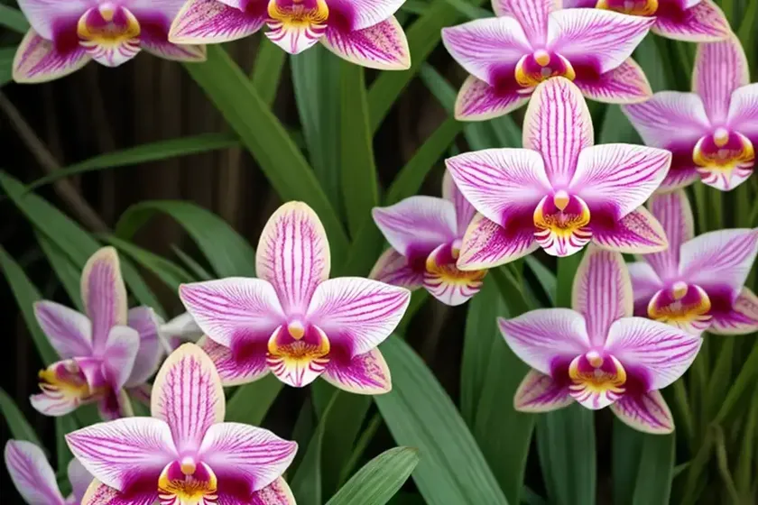 Bletilla striata ‘kuchibeni’ (chinese ground orchid) — photo 3