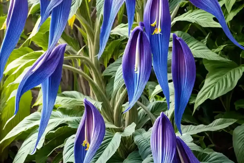 Blue angel’s trumpet (iochroma australe)