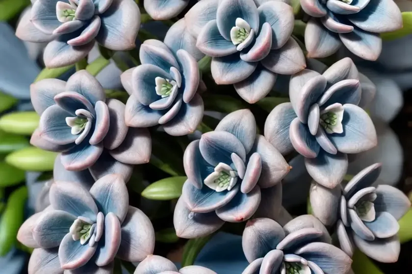 Blue bean (graptopetalum pachyphyllum ‘blue bean’) — photo 3