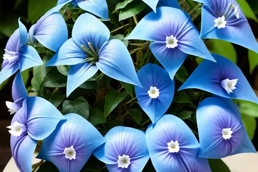 Blue dawnflower (ipomoea indica) — photo 3