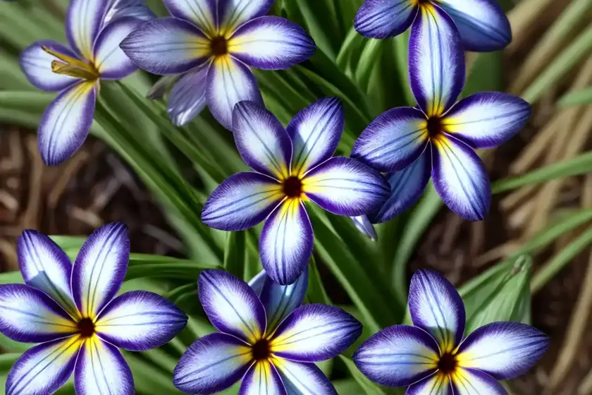 Blue-eyed Grass (Sisyrinchium) — photo 2